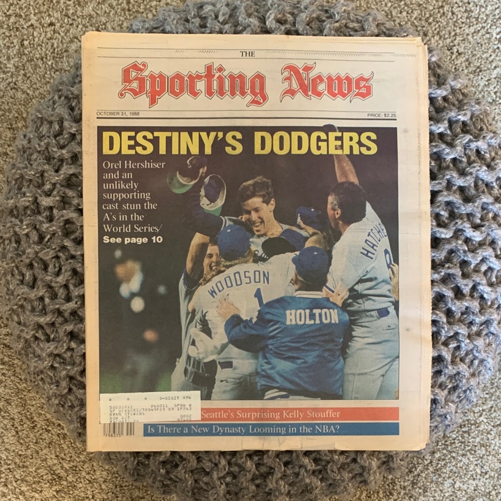 Vintage Sporting News October 1988, Dodgers
